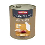 GranCarno Single Protein Hundefutter – Huhn - 6 x 800 g