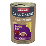 GranCarno Single Protein Hundefutter – Lamm - 6 x 400 g