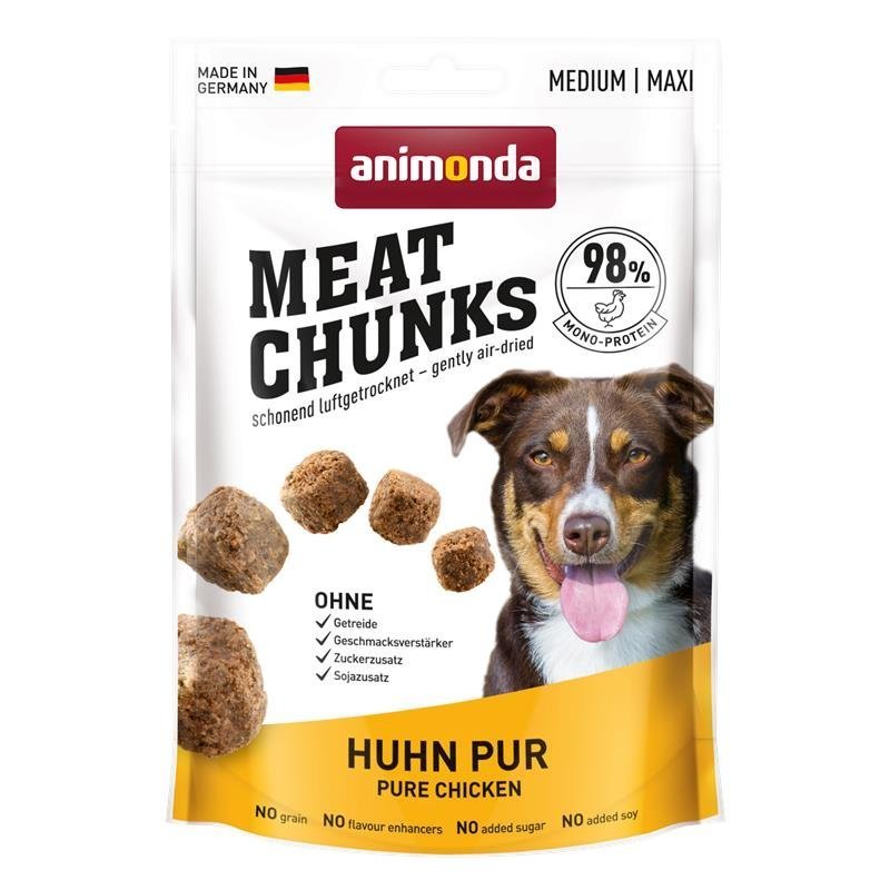 Animonda Hundesnack Meat Chunks – Huhn pur 80g