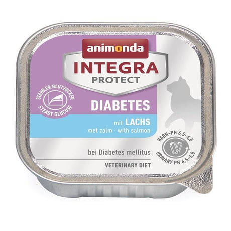 Animonda Integra Protect Diabetes Katzenfutter Schälchen – Lachs 16x100g