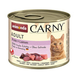 Katzen Nass Futter Carny Adult – Pute & Lamm, 6x200g