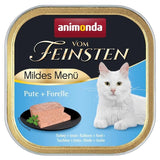 Mildes Menü Katzenfutter – 32 x 100 g, Pute & Forelle