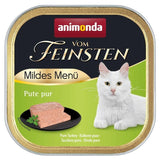 Mildes Menü Katzenfutter – 32 x 100 g, Pute pur