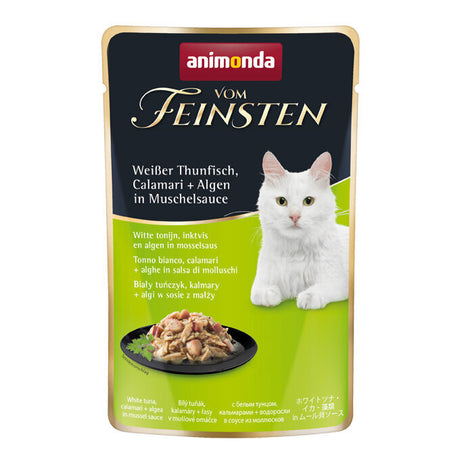 Animonda vom Feinsten Katzenfutter im Portionsbeutel – mit Hühnchenfilet & Thunfisch, Calamari und Algen 18x50g
