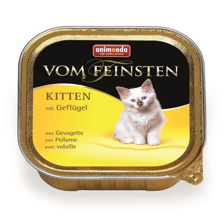 Animonda vom Feinsten Kitten Katzenfutter – Geflügel 32x100g