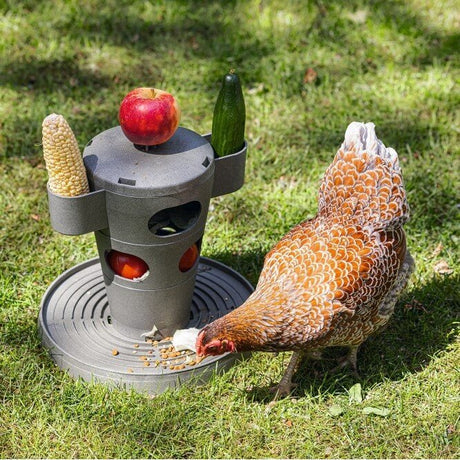 ECO Hühner Snackturm mit Behältern