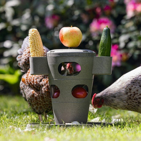 ECO Hühner Snackturm mit Behältern