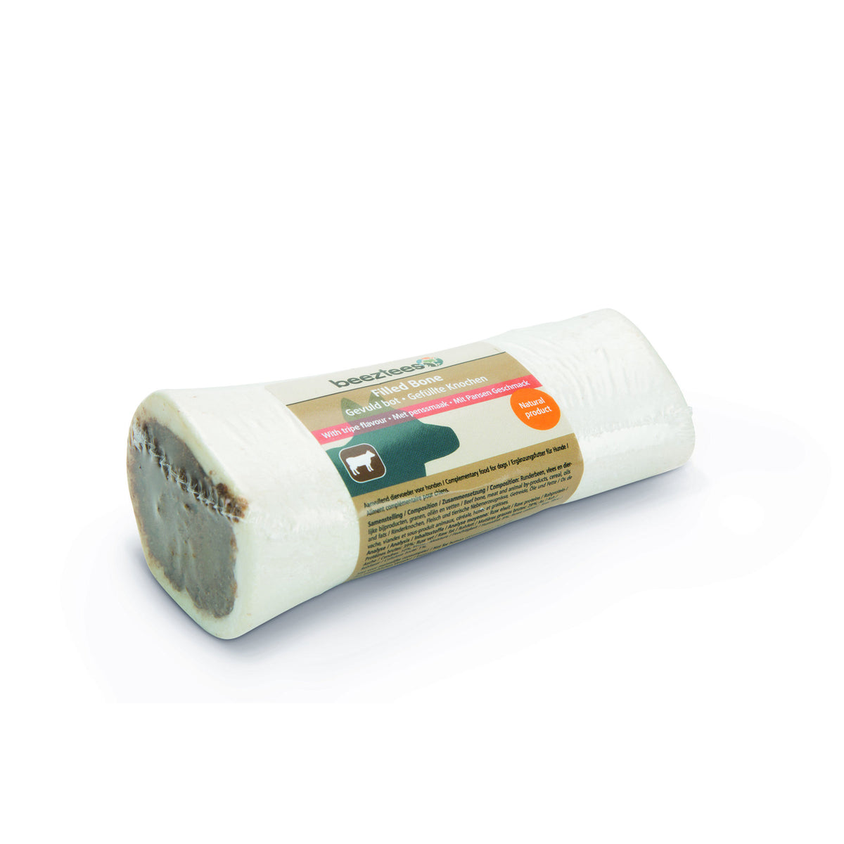 Beeztees gefüllte Kau Knochen für Hunde – Pansen