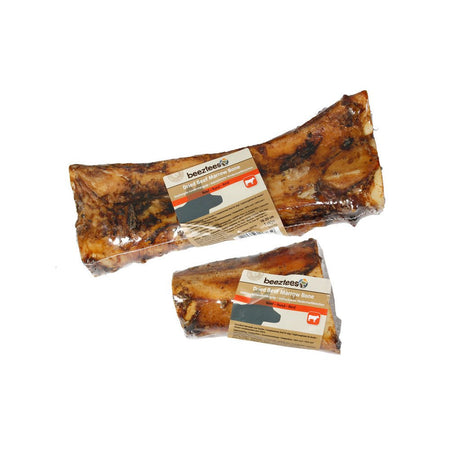 Beeztees Hundesnack getrocknetes Rindermarkknochen in Folie