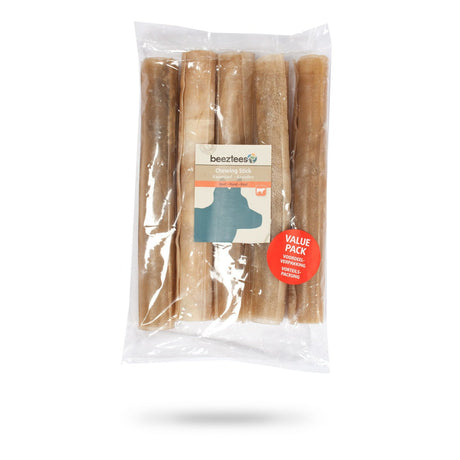 Beeztees Kaustick für Hunde Rinderhaut – L: 24.5 cm ø: 30 mm / 5 Stk.