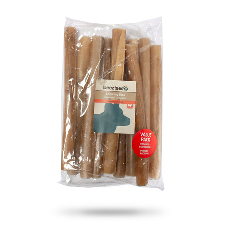 Beeztees Kaustick für Hunde Rinderhaut – L: 24.5 cm ø: 20 mm / 10 Stk.