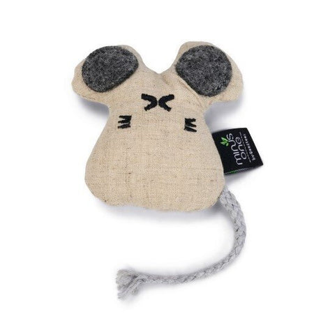 Minus One Katzenspielzeug Maus Coda – 9,5 x 9 x 2,5 cm