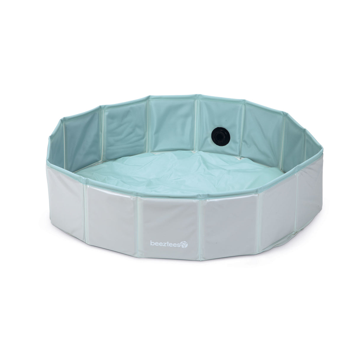 Beeztees Puppy Bällebad Hundepool Funchie – Pool, Bällebad 80 x 80 x 20 cm, mint, ohne Bälle