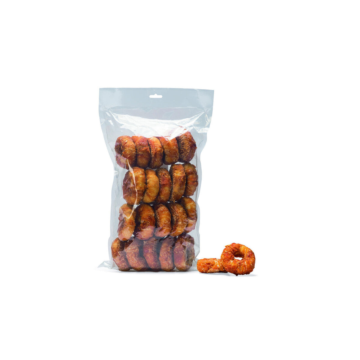Beeztees Rinderhaut Ring mit Huhn