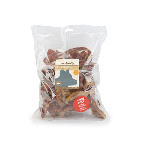 Beeztees Schweineohrstücke Hundesnack – 500 g