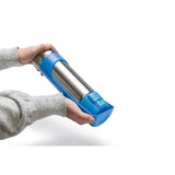 Trinkflasche LOE mit Schale aus Edelstahl