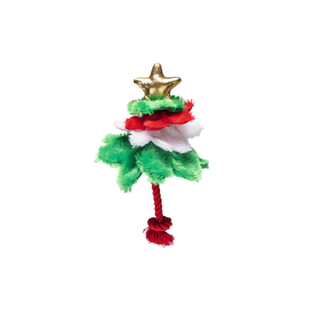 XMAS Weihnachtsbaum Fir Hundespielzeug Seilspielzeug – Maße: 30x20x15 cm