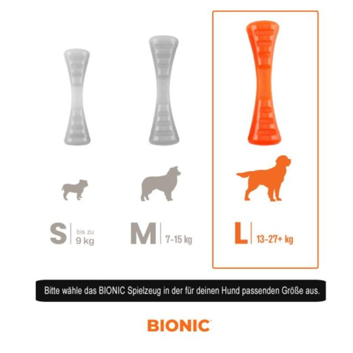 Bionic Urban Stick langlebiges Hundespielzeug