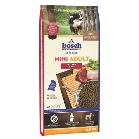 Bosch Adult Mini Lamm & Reis Hundefutter – 15 kg