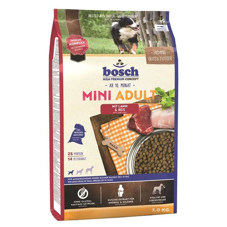 Bosch Adult Mini Lamm & Reis Hundefutter – 3 kg
