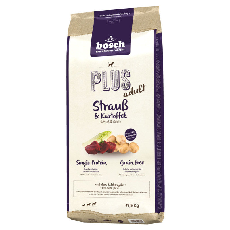 Bosch PLUS Strauß & Kartoffel – 12,5 kg