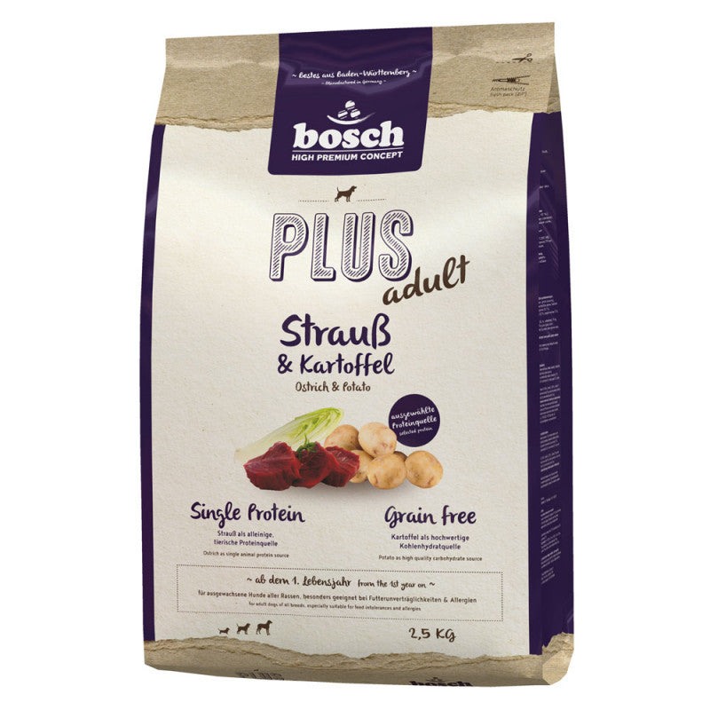 Bosch PLUS Strauß & Kartoffel – 2,5 kg