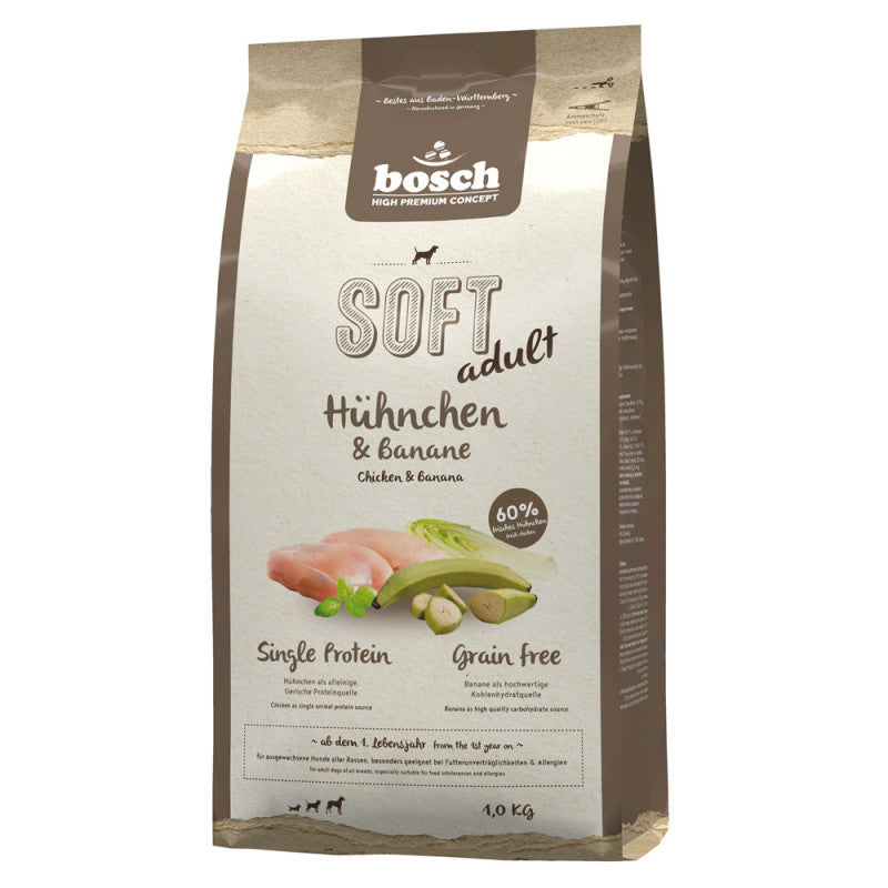 Bosch Soft Hühnchen & Banane Hundefutter – 1kg
