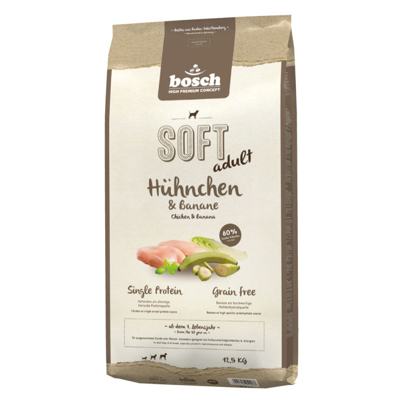 Bosch Soft Hühnchen & Banane Hundefutter – 12,5kg