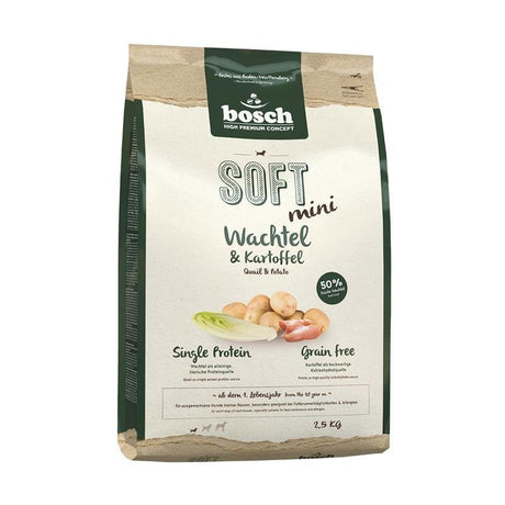 Soft Mini Hundefutter – Wachtel & Kartoffel 2,5 kg