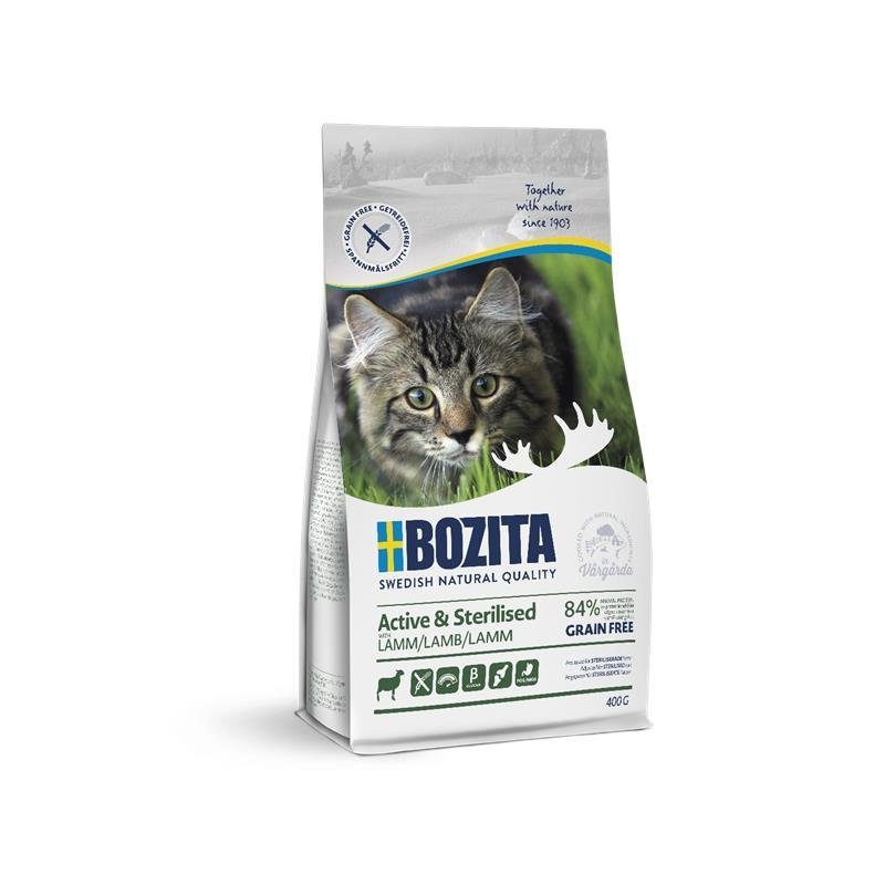Bozita Trockenfutter Active & Sterilised Getreidefrei Lamm – 400g