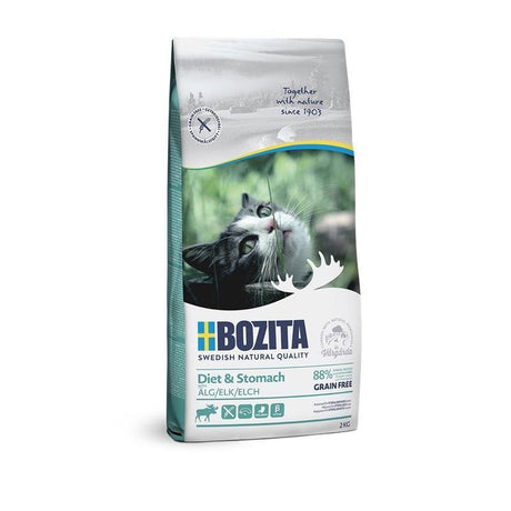 Katzen Trockenfutter Diet & Stomach Getreidefrei Elch – 2kg