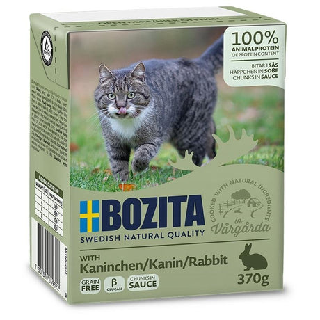Häppchen in Sauce im Tetra Recart Katzenfutter – 6x370g, Kaninchen