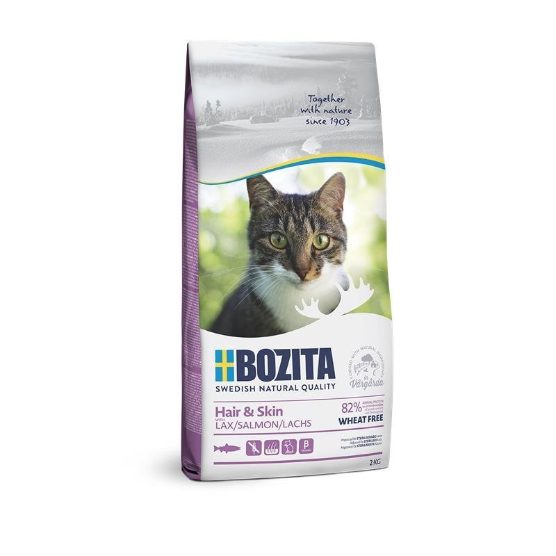 Bozita Trockenfutter Hair & Skin Weizenfrei Lachs – 2kg