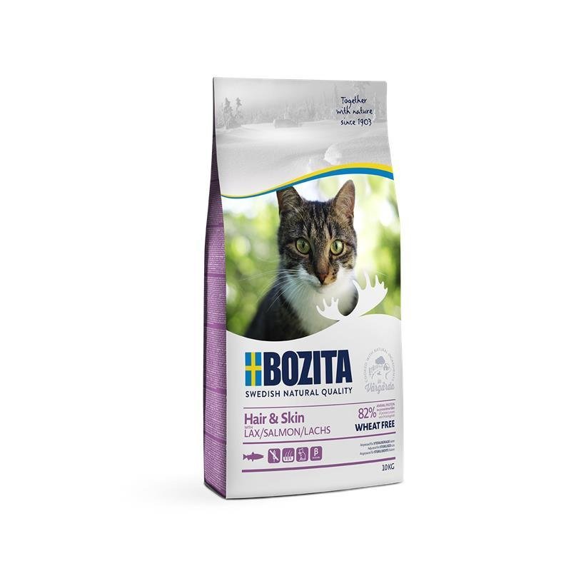 Bozita Trockenfutter Hair & Skin Weizenfrei Lachs – 10kg