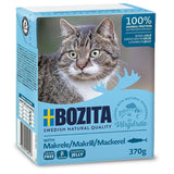 Bozita Katzenfutter Tetra Recart Häppchen in Gelee – Makrele 16x370g
