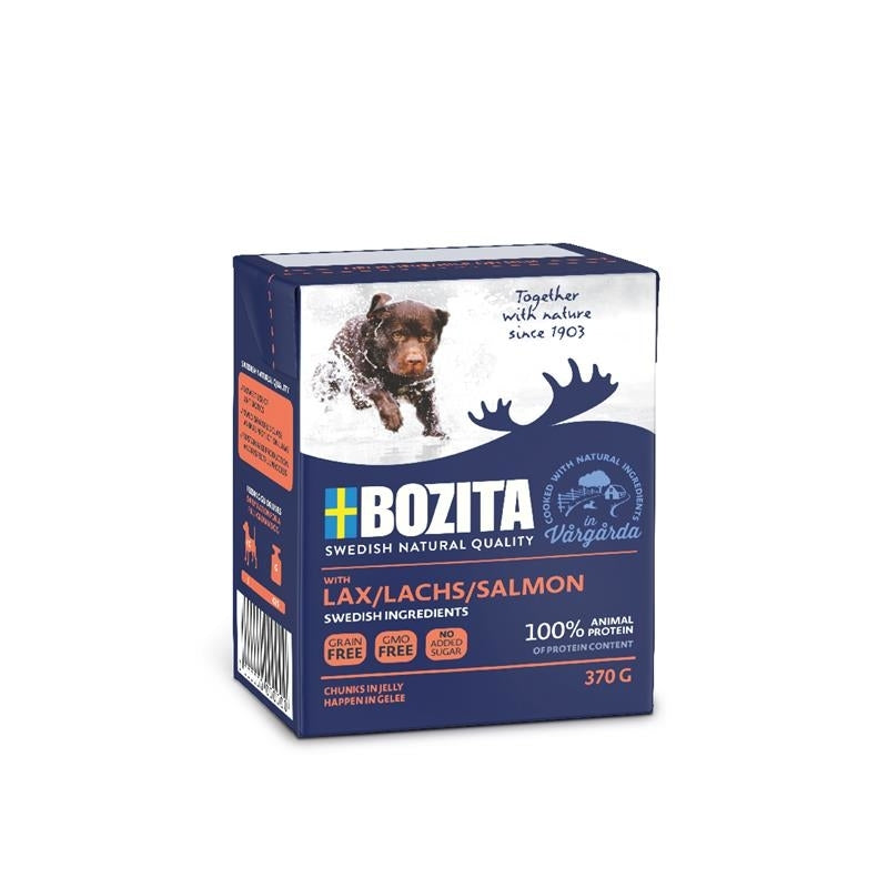 Happen in Gelee Hundenassfutter – 6x370g Lachs