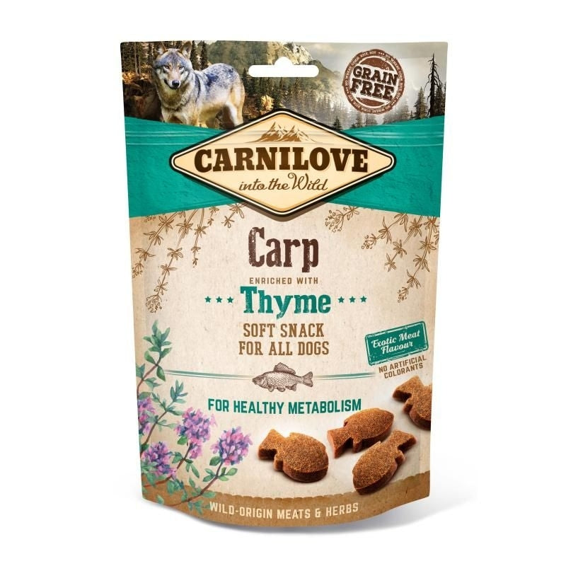 Carnilove Dog Soft Hundesnack – Carp with Thyme 200g