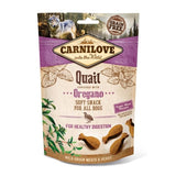 Carnilove Dog Soft Hundesnack – Quail with Oregano 200g