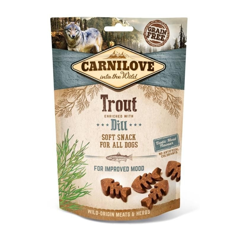 Carnilove Dog Soft Hundesnack – Trout with Dill 200g