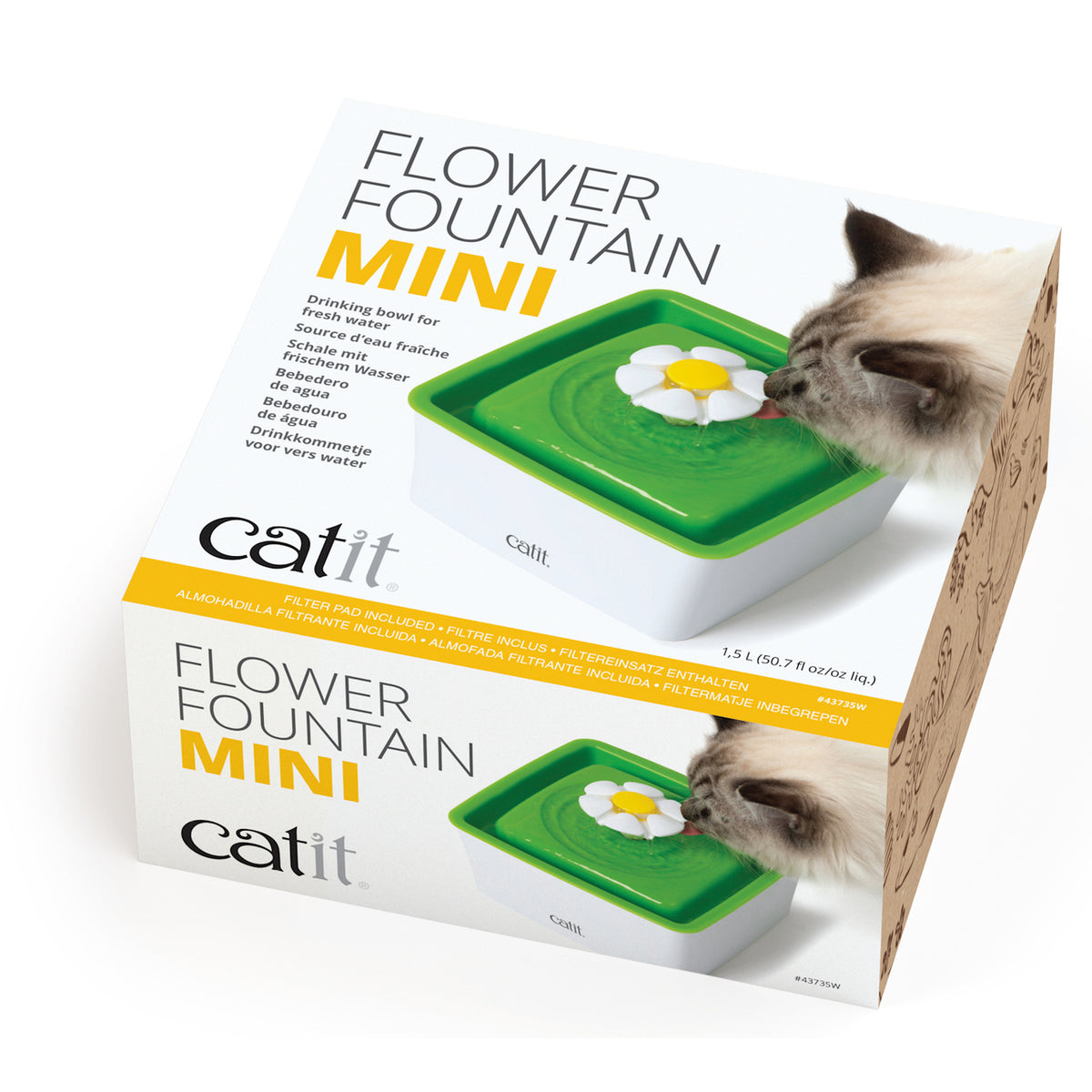 Catit Minitrinkbrunnen mit Blume
