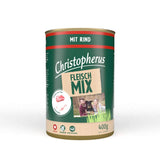 Christopherus Hundefutter Dose Fleischmix – mit Rind 6x400g