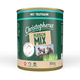 Christopherus Hundefutter Dose Fleischmix – mit Truthahn 6x800g