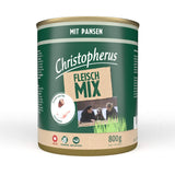 Christopherus Hundefutter Dose Fleischmix – mit Pansen 6x800g
