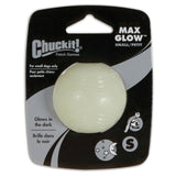 Chuckit Max Glow Ball für Hunde Ballschleuder – Small, 5 cm