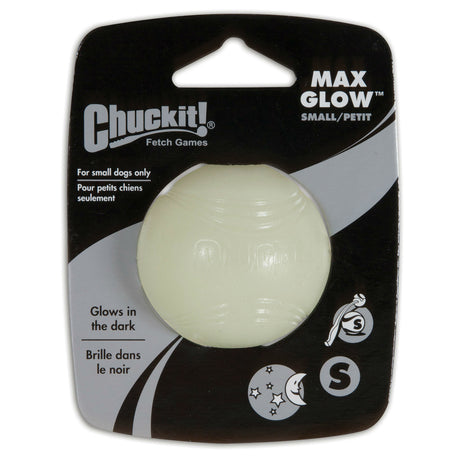 Chuckit Max Glow Ball für Hunde Ballschleuder – Small, 5 cm