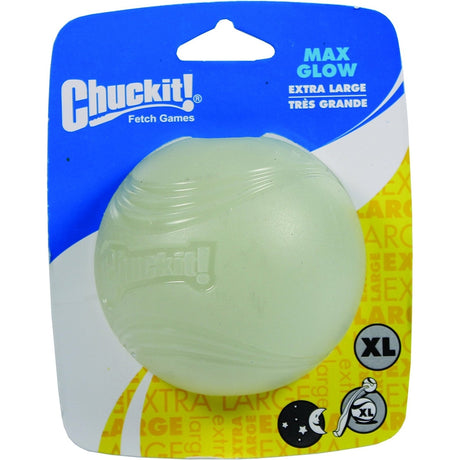 Chuckit Max Glow Ball für Hunde Ballschleuder – X-Large, 8,8 cm