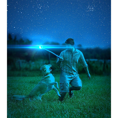 Chuckit Max Glow Ball für Hunde Ballschleuder