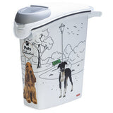 Curver Futtercontainer Hund – 23 L, bis 10 kg Trockenfutter, 23x50x50 cm