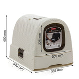 Curver Petlife Katzentoilette Style in Rattan Optik