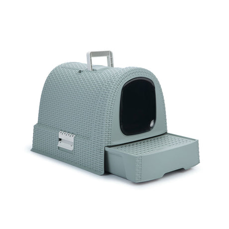 Curver Petlife Katzentoilette Style in Rattan Optik